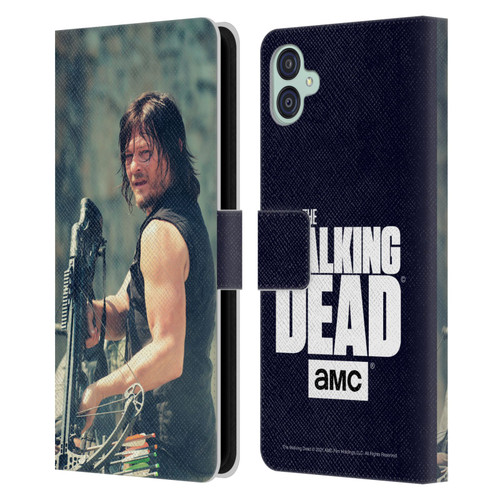 AMC The Walking Dead Daryl Dixon Archer Leather Book Wallet Case Cover For Samsung Galaxy M04 5G / A04e