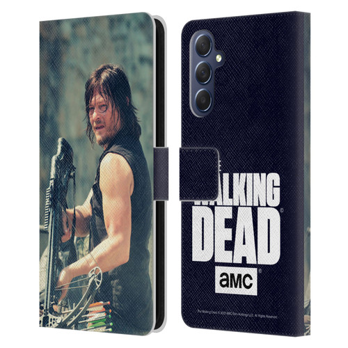 AMC The Walking Dead Daryl Dixon Archer Leather Book Wallet Case Cover For Samsung Galaxy M54 5G