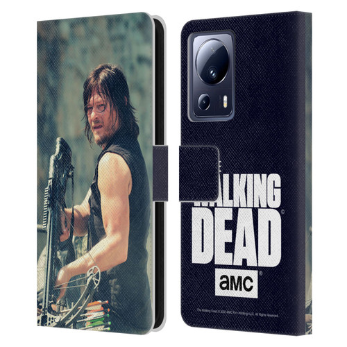 AMC The Walking Dead Daryl Dixon Archer Leather Book Wallet Case Cover For Xiaomi 13 Lite 5G