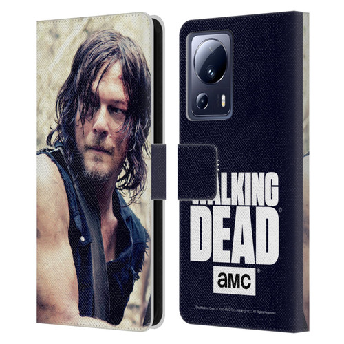 AMC The Walking Dead Daryl Dixon Half Body Leather Book Wallet Case Cover For Xiaomi 13 Lite 5G