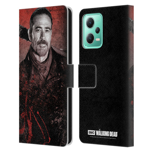 AMC The Walking Dead Negan Lucille 2 Leather Book Wallet Case Cover For Xiaomi Redmi Note 12 5G