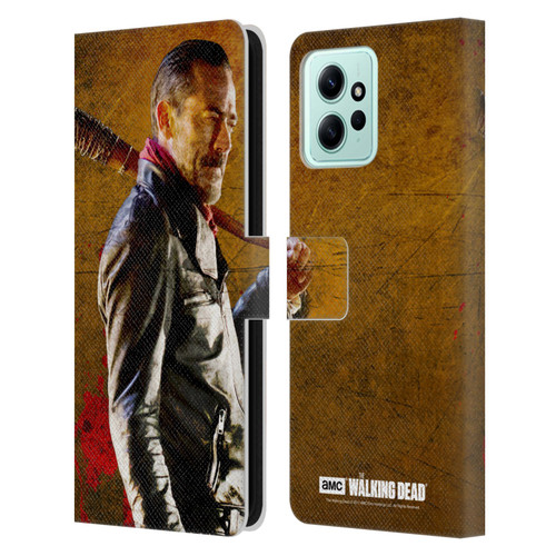 AMC The Walking Dead Negan Lucille 1 Leather Book Wallet Case Cover For Xiaomi Redmi 12