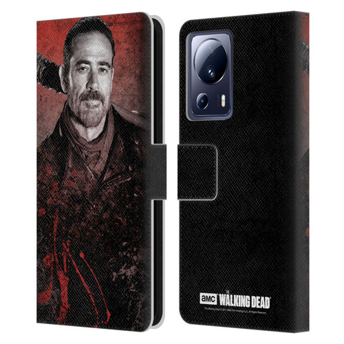 AMC The Walking Dead Negan Lucille 2 Leather Book Wallet Case Cover For Xiaomi 13 Lite 5G