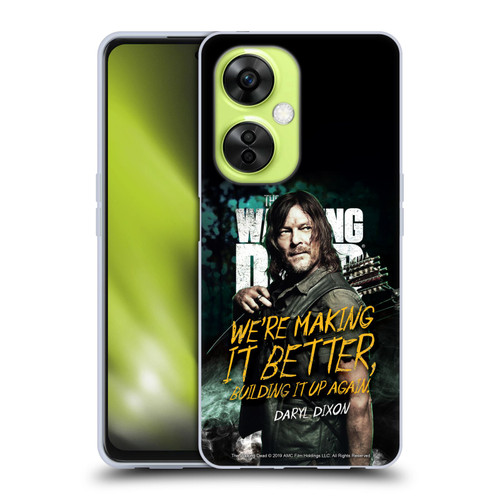 AMC The Walking Dead Season 9 Quotes Daryl Soft Gel Case for OnePlus Nord CE 3 Lite 5G