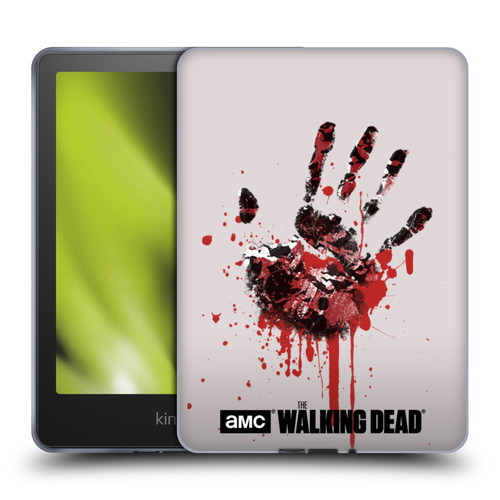 AMC The Walking Dead Silhouettes Hand Soft Gel Case for Amazon Kindle Paperwhite 5 (2021)