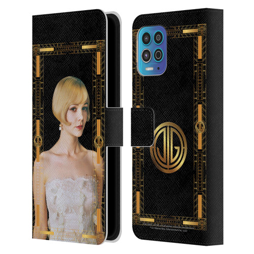The Great Gatsby Graphics Daisy Leather Book Wallet Case Cover For Motorola Moto G100