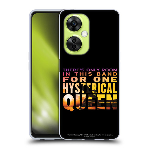 Queen Bohemian Rhapsody Hysterical Quote Soft Gel Case for OnePlus Nord CE 3 Lite 5G