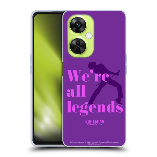 Queen Bohemian Rhapsody Legends Soft Gel Case for OnePlus Nord CE 3 Lite 5G