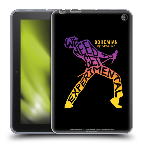 Queen Bohemian Rhapsody Experimental Quote Soft Gel Case for Amazon Fire 7 2022