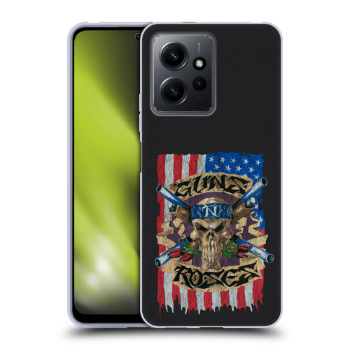 Guns N' Roses Band Art Flag Soft Gel Case for Xiaomi Redmi Note 12 4G