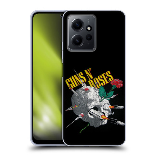 Guns N' Roses Band Art Needles Skull Vintage Soft Gel Case for Xiaomi Redmi Note 12 4G
