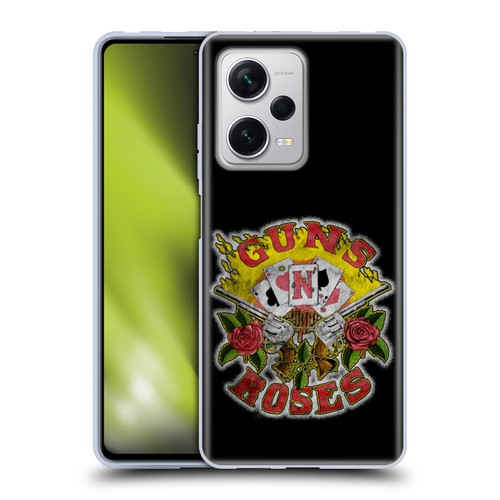 Guns N' Roses Band Art Cards Soft Gel Case for Xiaomi Redmi Note 12 Pro+ 5G