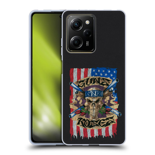 Guns N' Roses Band Art Flag Soft Gel Case for Xiaomi Redmi Note 12 Pro 5G