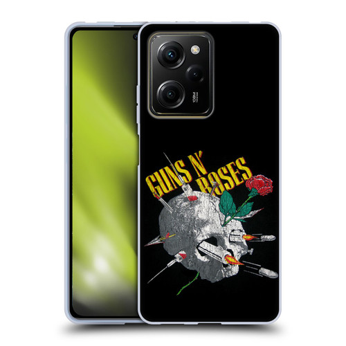 Guns N' Roses Band Art Needles Skull Vintage Soft Gel Case for Xiaomi Redmi Note 12 Pro 5G