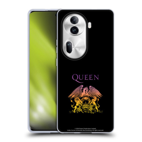 Queen Bohemian Rhapsody Logo Crest Soft Gel Case for OPPO Reno11 Pro