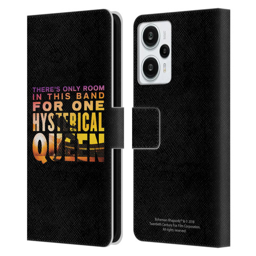 Queen Bohemian Rhapsody Hysterical Quote Leather Book Wallet Case Cover For Xiaomi Redmi Note 12T
