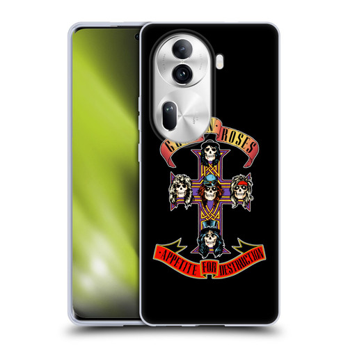 Guns N' Roses Key Art Appetite For Destruction Soft Gel Case for OPPO Reno11 Pro