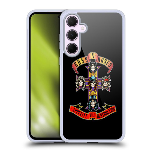 Guns N' Roses Key Art Appetite For Destruction Soft Gel Case for Samsung Galaxy A35 5G