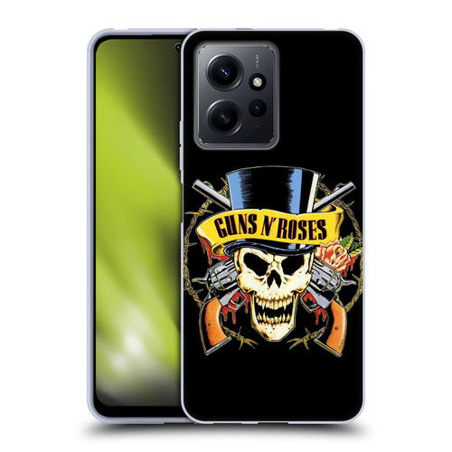 Guns N' Roses Key Art Top Hat Skull Soft Gel Case for Xiaomi Redmi Note 12 4G