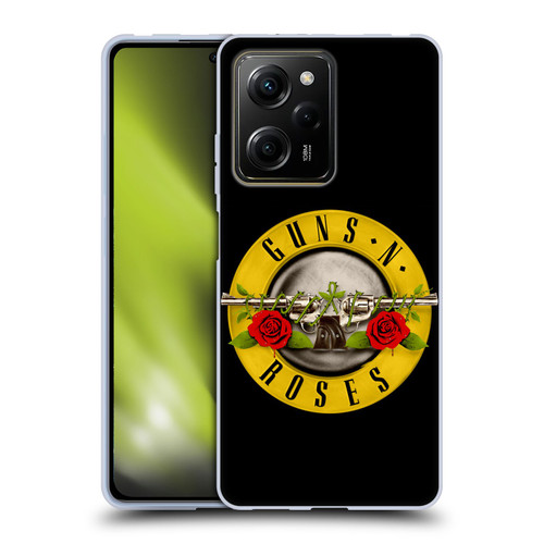 Guns N' Roses Key Art Bullet Logo Soft Gel Case for Xiaomi Redmi Note 12 Pro 5G