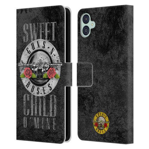 Guns N' Roses Vintage Sweet Child O' Mine Leather Book Wallet Case Cover For Samsung Galaxy M04 5G / A04e