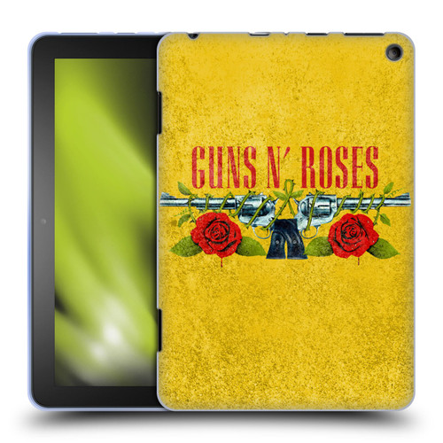 Guns N' Roses Vintage Pistols Soft Gel Case for Amazon Fire HD 8/Fire HD 8 Plus 2020
