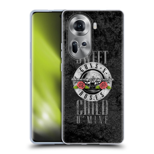 Guns N' Roses Vintage Sweet Child O' Mine Soft Gel Case for OPPO Reno11