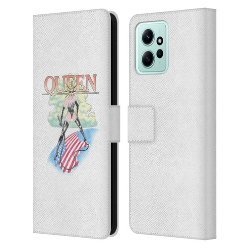 Queen Key Art Vintage Tour Leather Book Wallet Case Cover For Xiaomi Redmi 12