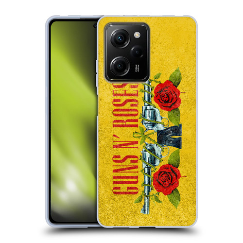 Guns N' Roses Vintage Pistols Soft Gel Case for Xiaomi Redmi Note 12 Pro 5G