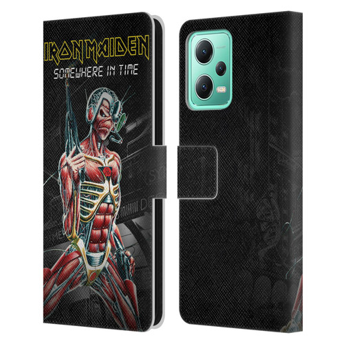 Iron Maiden Album Covers Somewhere Leather Book Wallet Case Cover For Xiaomi Redmi Note 12 5G