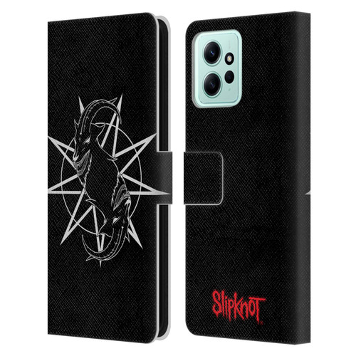 Slipknot Key Art Goat Logo Leather Book Wallet Case Cover For Xiaomi Redmi 12