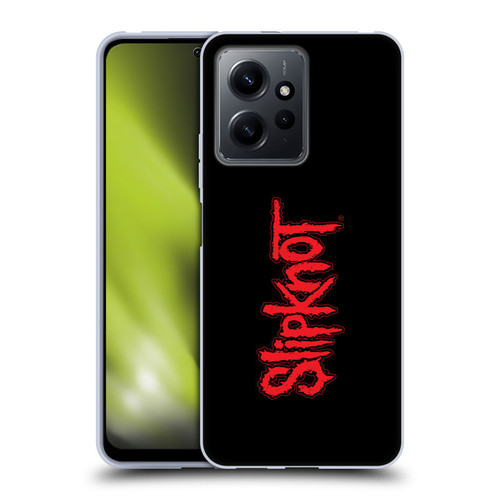 Slipknot Key Art Text Soft Gel Case for Xiaomi Redmi Note 12 4G