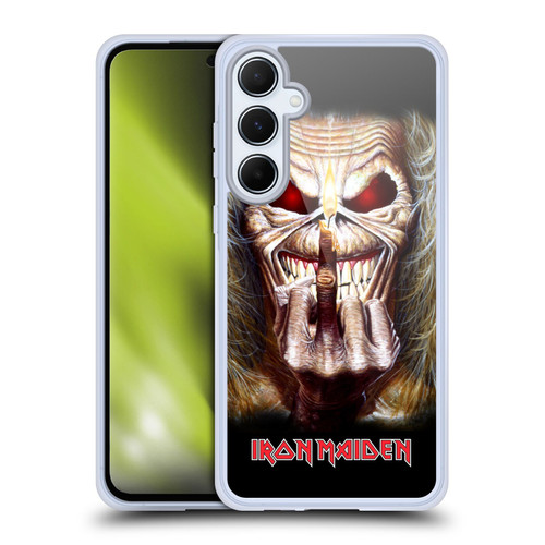Iron Maiden Art Candle Finger Soft Gel Case for Samsung Galaxy A55 5G