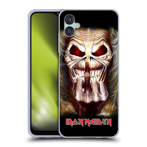 Iron Maiden Art Candle Finger Soft Gel Case for Samsung Galaxy M04 5G / A04e