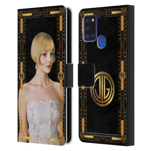 The Great Gatsby Graphics Daisy Leather Book Wallet Case Cover For Samsung Galaxy A21s (2020)