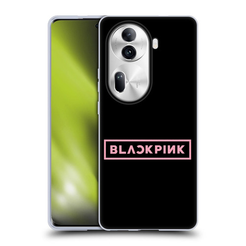 Blackpink The Album Pink Logo Soft Gel Case for OPPO Reno11 Pro
