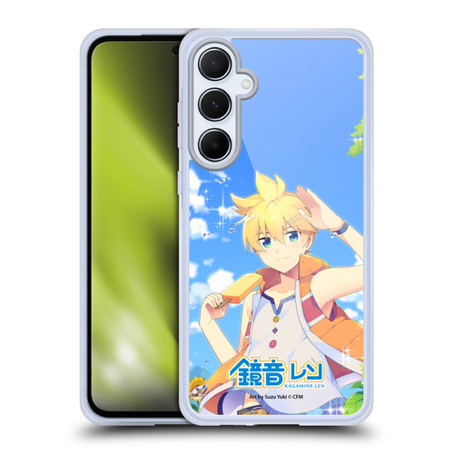 Hatsune Miku Characters Kagamine Len Soft Gel Case for Samsung Galaxy A55 5G