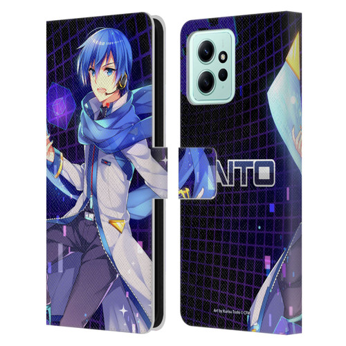 Hatsune Miku Characters Kaito Leather Book Wallet Case Cover For Xiaomi Redmi 12