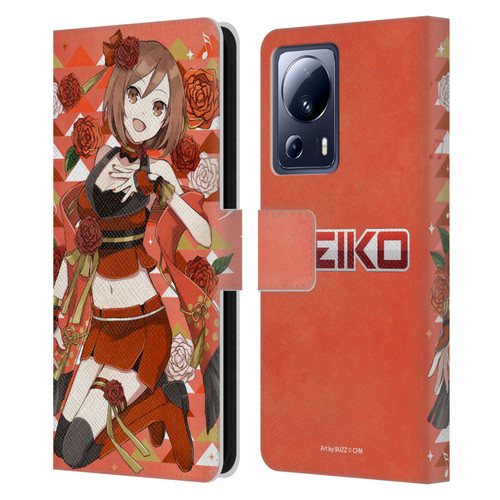 Hatsune Miku Characters Meiko Leather Book Wallet Case Cover For Xiaomi 13 Lite 5G