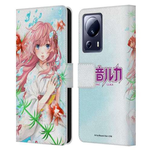 Hatsune Miku Characters Megurine Luka Leather Book Wallet Case Cover For Xiaomi 13 Lite 5G