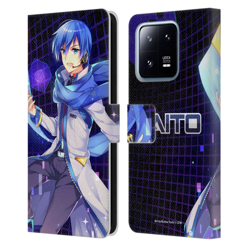 Hatsune Miku Characters Kaito Leather Book Wallet Case Cover For Xiaomi 13 Pro 5G