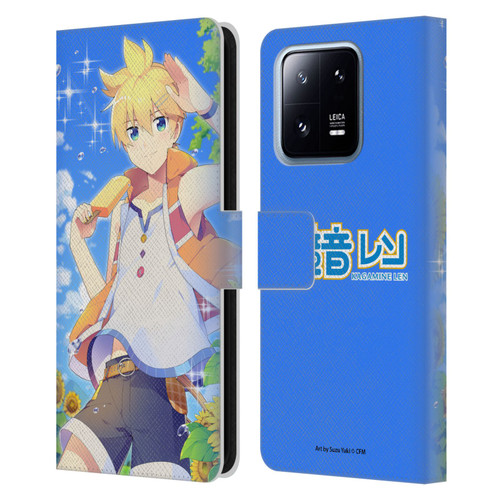 Hatsune Miku Characters Kagamine Len Leather Book Wallet Case Cover For Xiaomi 13 Pro 5G