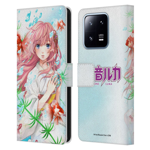 Hatsune Miku Characters Megurine Luka Leather Book Wallet Case Cover For Xiaomi 13 Pro 5G