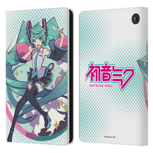 Hatsune Miku Graphics Pastels Leather Book Wallet Case Cover For Amazon Fire 7 2022