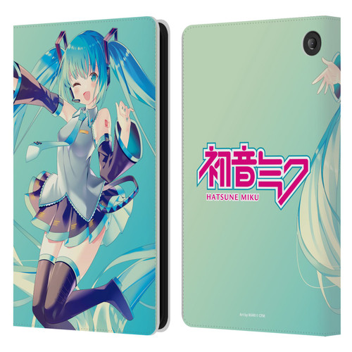 Hatsune Miku Graphics Sing Leather Book Wallet Case Cover For Amazon Fire 7 2022