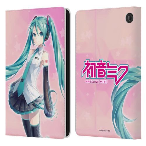 Hatsune Miku Graphics Star Leather Book Wallet Case Cover For Amazon Fire 7 2022