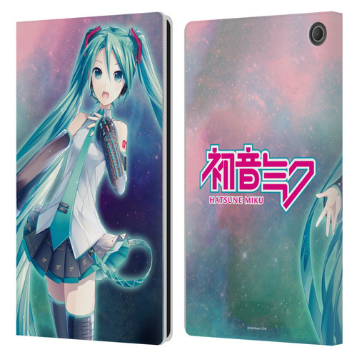 Hatsune Miku Graphics Nebula Leather Book Wallet Case Cover For Amazon Fire Max 11 2023