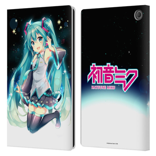 Hatsune Miku Graphics Night Sky Leather Book Wallet Case Cover For Amazon Fire Max 11 2023