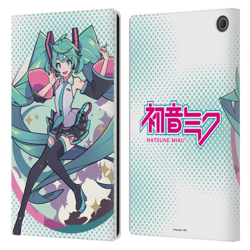 Hatsune Miku Graphics Pastels Leather Book Wallet Case Cover For Amazon Fire Max 11 2023