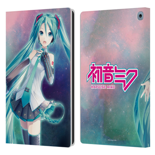 Hatsune Miku Graphics Nebula Leather Book Wallet Case Cover For Amazon Fire HD 10 / Plus 2021